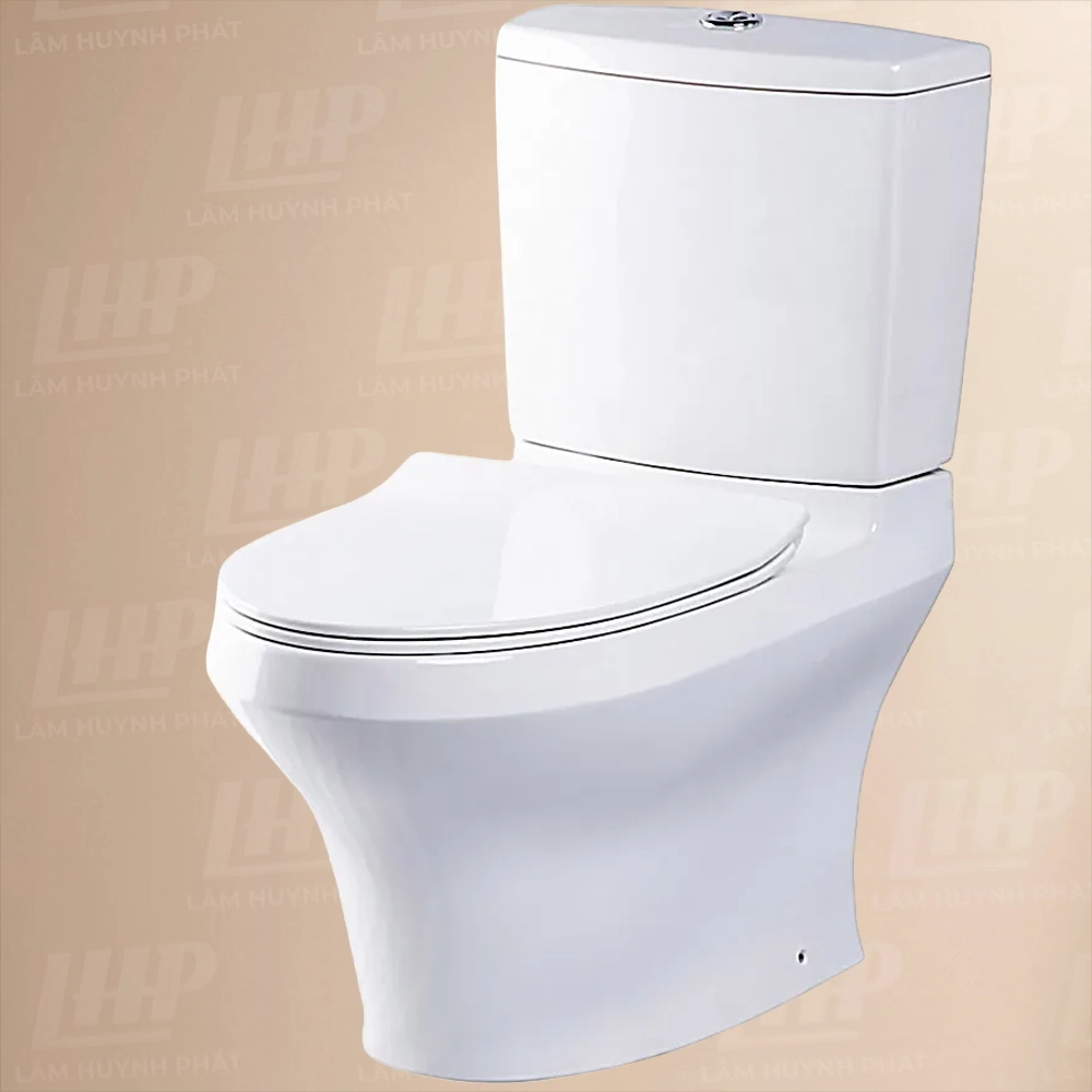 Bồn cầu TOTO CS945PDT8#XW Bồn cầu TOTO CS945PDT8#XW 2 khối nắp êm TC600VS (Thoát ngang) - Ảnh 1