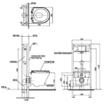 Bồn cầu TOTO CW822RA#W/TC600VS#W/WH172A/MB170P#SS treo tường - Ảnh 13