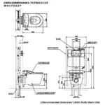 Bồn cầu TOTO CW542HME5UNW1/TCF801CZ#NW1/WH172AT/MB175M#SS treo tường - Ảnh 14
