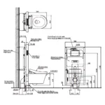 Bồn cầu TOTO CW553#XW/TCF33320GAA#NW1/WH172A/MB170P#SS treo tường - Ảnh 14
