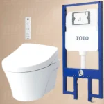 Bồn cầu TOTO CW822REA#W/ WH172AT/ TCA465 treo tường (Giấu dây) nắp điện tử TCF4911EZ
