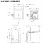 Van xả tiểu TOTO DUE126UPKA/ VM2L037Z cảm ứng, dùng pin (âm tường kèm ống nối) - Ảnh 4