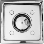 Phễu thoát sàn CAESAR F2090 vuông 200x200 mm (Ø90) - Ảnh 3