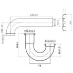 Ống thải nước chữ P AMERICAN STADARD FFAS3939E - Ảnh 3