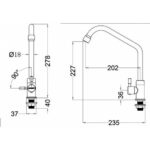 Vòi chén CAESAR K022C lạnh - Ảnh 7