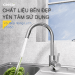 Vòi chén CAESAR K695C nóng lạnh - Ảnh 4