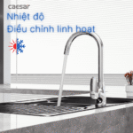 Vòi chén CAESAR K815C nóng lạnh - Ảnh 7