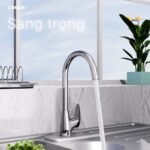 Vòi chén CAESAR K815C nóng lạnh - Ảnh 6