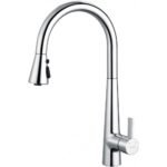 Vòi chén CAESAR K905C nóng lạnh, dạng dây rút