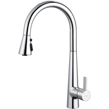 Vòi chén CAESAR K905C nóng lạnh, dạng dây rút