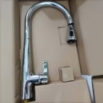 Vòi chén CAESAR K905C nóng lạnh, dạng dây rút - Ảnh 4