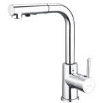 Vòi chén CAESAR K915C nóng lạnh, dạng dây rút