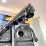 Vòi chén CAESAR K915C nóng lạnh, dạng dây rút - Ảnh 3