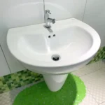 Chậu rửa mặt lavabo CAESAR L2150D treo tường, 3 lỗ - Ảnh 2