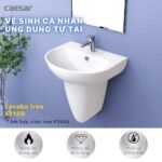 Chậu rửa mặt lavabo CAESAR L2150S treo tường, 1 lỗ - Ảnh 4