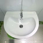 Chậu rửa mặt lavabo CAESAR L2150D treo tường, 3 lỗ - Ảnh 3