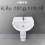 Chậu rửa mặt lavabo CAESAR L2220 treo tường - Ảnh 6