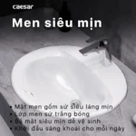 Chậu rửa mặt lavabo CAESAR L5018 dương vành - Ảnh 6