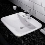 Chậu rửa mặt lavabo CAESAR L5019 dương vành - Ảnh 6