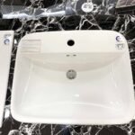 Chậu rửa mặt lavabo CAESAR L5019 dương vành - Ảnh 3