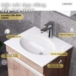 Chậu rửa mặt lavabo CAESAR L5022 dương vành - Ảnh 3