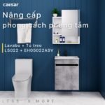 Tủ lavabo CAESAR EH05022ASV treo tường - Ảnh 4