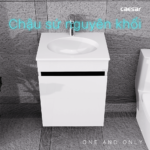Bộ tủ lavabo CAESAR L5022 + EH15022AV treo tường - Ảnh 3