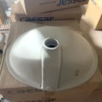 Chậu rửa mặt lavabo CAESAR L5115 âm bàn - Ảnh 5