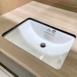 Chậu rửa mặt lavabo CAESAR L5125 âm bàn - Ảnh 2