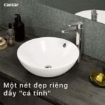 Chậu rửa mặt lavabo CAESAR L5215 đặt bàn - Ảnh 2