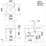 Chậu rửa mặt lavabo CAESAR L5215 đặt bàn - Ảnh 7