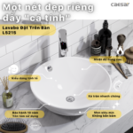 Bộ tủ lavabo CAESAR L5215 + EH46002ADV treo tường - Ảnh 6