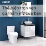Tủ lavabo CAESAR EH46002AV treo tường - Ảnh 2