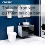 Bộ tủ lavabo CAESAR L5215 + EH48002ADV treo tường - Ảnh 3