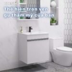 Tủ lavabo CAESAR EH05017AV treo tường - Ảnh 3