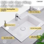 Bộ tủ lavabo CAESAR LF5017 + EH15017AW7V treo tường - Ảnh 7