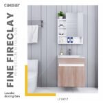 Bộ tủ lavabo CAESAR LF5017 + EH15017AW7V treo tường - Ảnh 3
