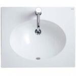 Chậu rửa mặt lavabo CAESAR LF5024 dương vành