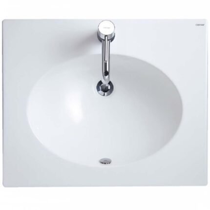 Chậu rửa mặt lavabo CAESAR LF5024 dương vành
