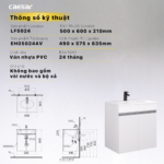 Tủ lavabo CAESAR EH05024AV treo tường - Ảnh 7