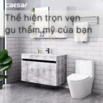 Tủ lavabo CAESAR EH05028ASV treo tường - Ảnh 3