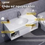Bộ tủ lavabo CAESAR LF5028 + EH05028DDV treo tường - Ảnh 2