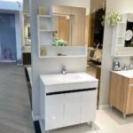 Bộ tủ lavabo CAESAR LF5028 + EH15028AV treo tường - Ảnh 2