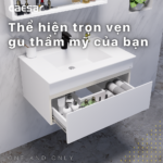 Bộ tủ lavabo CAESAR LF5032 + EH05032DDV treo tường - Ảnh 4