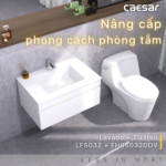 Bộ tủ lavabo CAESAR LF5032 + EH05032DDV treo tường - Ảnh 7