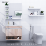 Tủ lavabo CAESAR EH15032AW7V treo tường - Ảnh 3