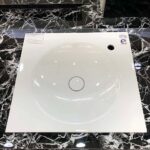 Chậu rửa mặt lavabo CAESAR LF5038 dương vành (bao gồm ống xả và nắp sứ) - Ảnh 3