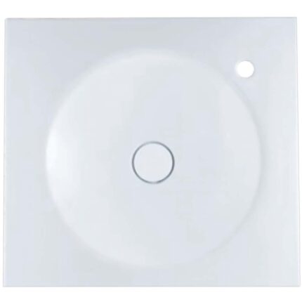 Chậu rửa mặt lavabo CAESAR LF5038 dương vành (bao gồm ống xả và nắp sứ)