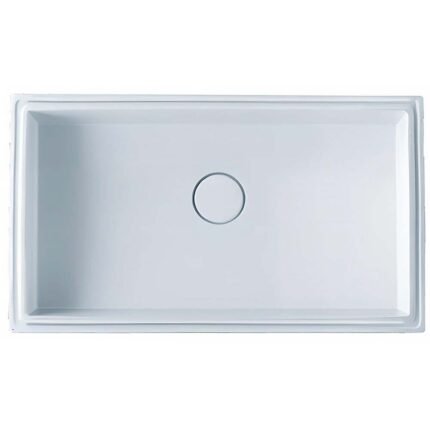 Chậu rửa mặt lavabo CAESAR LF5130 âm bàn (bao gồm ống xả và nắp sứ)