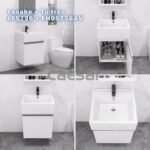 Bộ tủ lavabo CAESAR LF5236 + EH05236AV treo tường - Ảnh 6